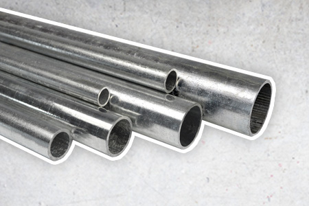 Stahlrohr verzinkt Rundrohr Rohr Stahl Konstruktionsrohr Zaun Pfosten Poller 
