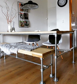 Schauen Sie sich auch unsere DIY-Bausätze (300+) an.  DIY-Möbel - Rohr Rohrverbinder