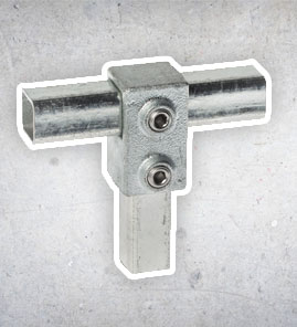 Stahl - Vierkant 40x40 mm rohrverbinder - Vierkant 40x40 mm