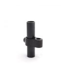 Buiskoppeling - Scharnieroog - 48,3mm - zwart