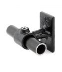 Buiskoppeling - Leuningdrager - zwart - 21,3 mm