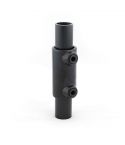 Buiskoppeling - Koppelmof Uitwendig Zwart - 33,7mm