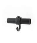 Buiskoppeling - Haak Gedraaid - 48,3 mm zwart