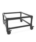 Beistelltisch Gerlos Duo | Schwarz 33,7 mm | Rad | DIY
