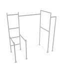 Crossfit station Alberta| Staal 42.4 mm | Vrijstaand | DIY