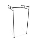 Wallmount Rig Ontario | Zwart 42.4 mm | Wand | DIY