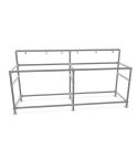 Houthaard rek Karlstad | Staal 33.7 mm | Vloer | DIY