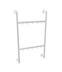 Garderobe Lincoln Duo | Stahl 33,7 mm | Wand | DIY