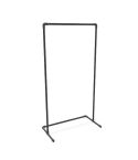 Kledingrek Nantes | Zwart 33.7 mm | Staand | DIY