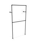 KLEDINGREK NICE | ZWART 26.9MM | WAND | DIY