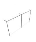 Kledingrek Toulon | Staal 33.7 mm | Vloer/Wand | DIY