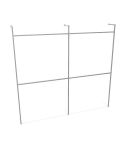 Kleiderständer Toulouse | Vierkantstahl 25x25 mm | Boden/Wand | DIY