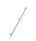 Trapleuning Keila | Staal 33.7 mm | Wand | DIY