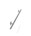 Trapleuning Rapla| Staal 33.7 mm | Wand | DIY