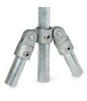 Buiskoppeling - Scharnierstuk 180° - 26,9 mm