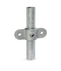 Buiskoppelingen - Oogdeel 180° Dubbel Scharnierstuk - 42,4mm