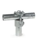 Buiskoppeling - Open T-Stuk- 42,4mm