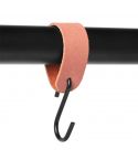 S-Haken mit Schlaufe | Altrosa (wildleder)