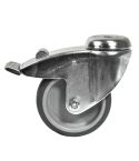 Zwenkwiel 75mm met rem