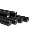 Aluminiumrohr Schwarz - 33.7 mm