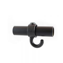 Buiskoppeling - Haak - 33,7 mm zwart