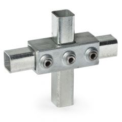 Kruisstuk in 1 vlak - vierkant (40mm)