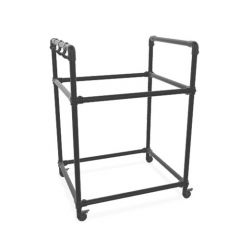 BBQ-Möbel Gamba | Schwarz 33,7 mm | Rad | DIY