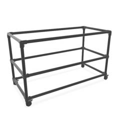 BBQ Möbel T-Bone | Aluminium Schwarz 42,4 mm | Rad | DIY