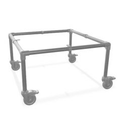 Beistelltisch Gerlos | Stahl 26,9 mm | Rad | DIY