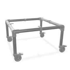 Beistelltisch Gerlos | Stahl 33,7 mm | Rad | DIY