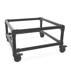 Beistelltisch Gerlos Duo | Schwarz 33,7 mm | Rad | DIY