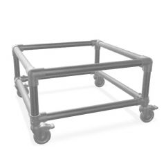 Beistelltisch Gerlos Duo | Stahl 33,7 mm | Rad | DIY