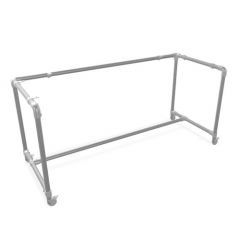 Schreibtisch Palma Stahl 33,7 MM | Rad DIY