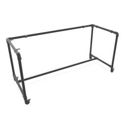 Schreibtisch Palma | Schwarz 33,7 MM | Rad | DIY