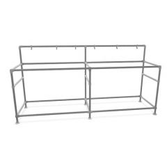 Houthaard rek Karlstad | Staal 26.9 mm | Vloer | DIY