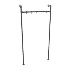 Kapstok Chester | Zwart 33.7 mm | Staand | DIY