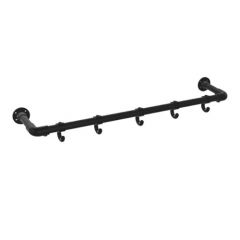 Kapstok Leeds | Zwart 26.9 mm | Wand | DIY