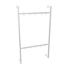 Garderobe Lincoln Duo | Vierkantstahl 25x25 mm | Wand | DIY