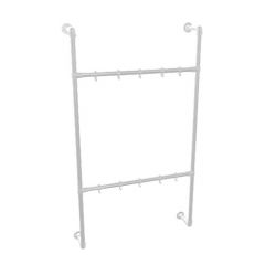 Garderobe Lincoln Duo | Stahl 26,9 mm | Wand | DIY