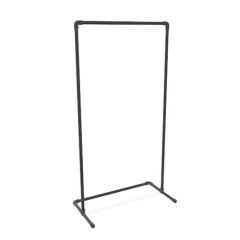 Kledingrek Nantes | Zwart 33.7 mm | Staand | DIY