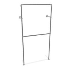 Kleiderständer Nice | Stahl 33.7 mm | Wand | DIY