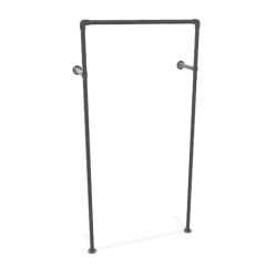 Kleiderständer Nice | Schwarz 26,9 mm | Wand | DIY