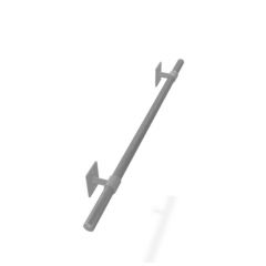 Trapleuning Rapla| Staal 33.7 mm | Wand | DIY