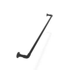 Trapleuning Tartu | Zwart 33.7 mm | Wand | DIY