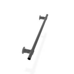 Handlauf Turi | Aluminium Schwarz 42.4 mm | Wand | DIY