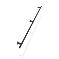 Handlauf Valga | Aluminium Schwarz 33,7 mm | Wand | DIY