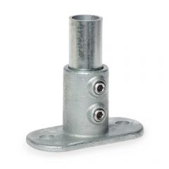 Buiskoppeling - Ovale Voetplaat - 60,3mm