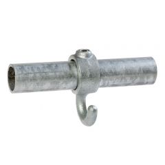 Buiskoppeling - Haak gedraaid - 48,3 mm