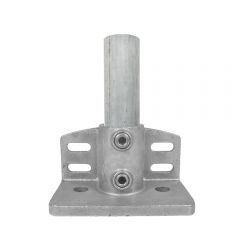 Buiskoppeling - Voetplaat Schoprandbevestiging - 42,4mm