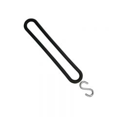 Spanrubber met S-haak 25 cm